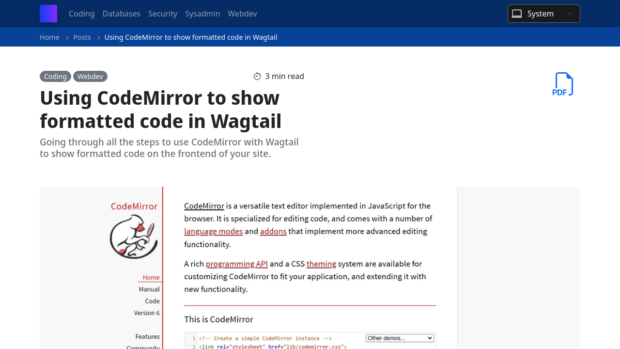 using-codemirror-to-show-formatted-code-in-wagtail